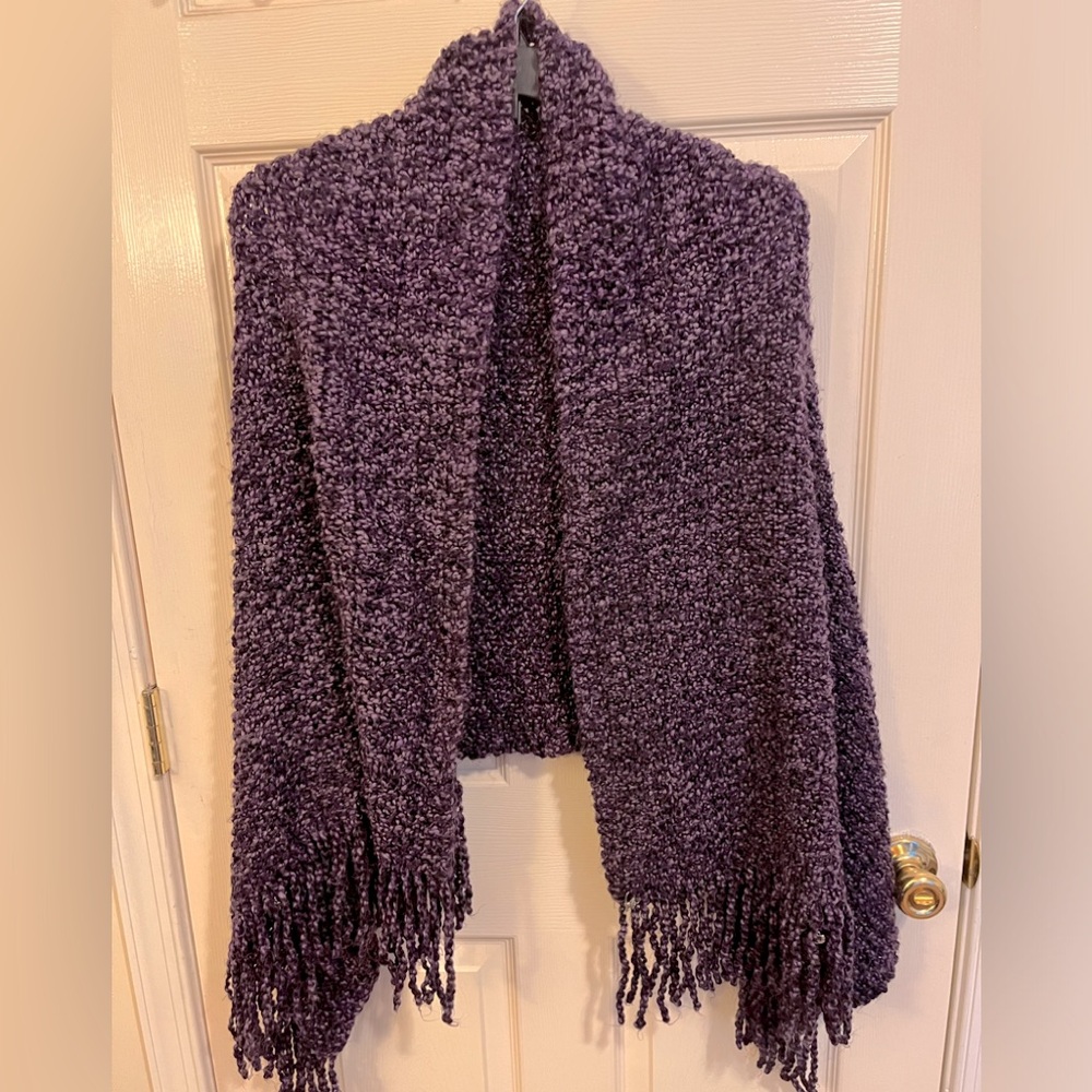 Handmade crocheted shawl